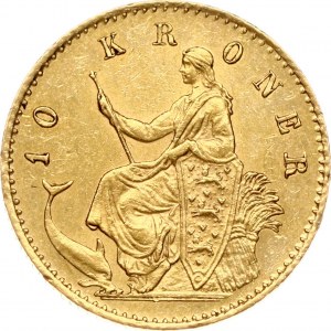 Denmark 10 Kroner 1873 CS