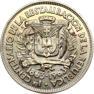 Dominican Republic ½ Peso 1963