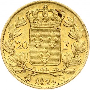 France 20 Francs 1824 Q