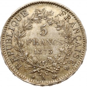 France 5 Francs 1873 A