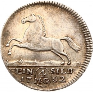 Germany Brunswick-Wolfenbüttel 4 Mariengroschen 1782 CES