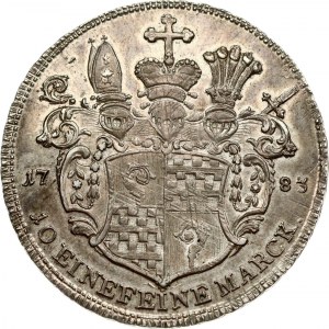 Niemcy EICHSTATT 1 Thaler 1783 IOS SCH