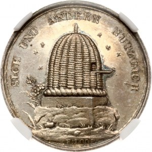 Germany Silver Medal ND NGC MS 64 TOP POP