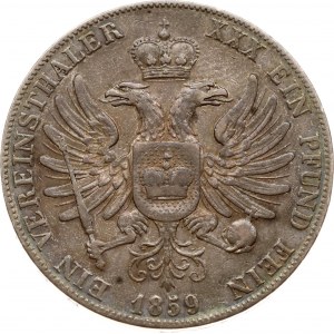 Germany Schwarzburg-Rudolstadt Taler 1859