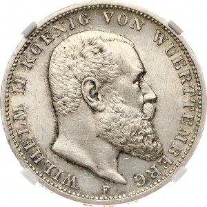 Germany Württemberg 3 Mark 1914 F NGC MS 63
