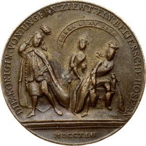Satiric Medal 1742 War of the Austrian Secession