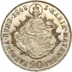 Hungary 20 Kreuzer 1848 B