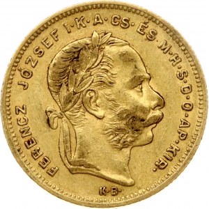 Hongrie 20 Francs / 8 Forint 1872 KB