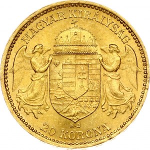 Hongrie 20 Korona 1893 KB