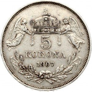 Ungheria 5 Korona 1907 KB