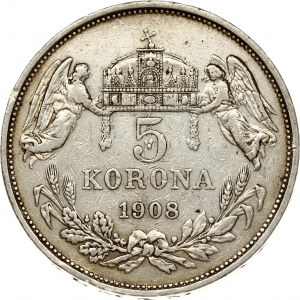 Hungary 5 Korona 1908 KB