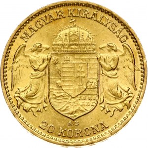 Hungary 20 Korona 1915 KB