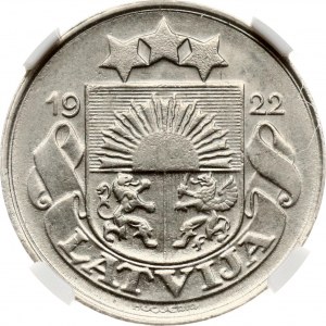 Latvia 10 Santimu 1922 NGC MS 63