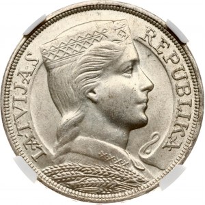 Latvia 5 Lati 1929 NGC MS 62