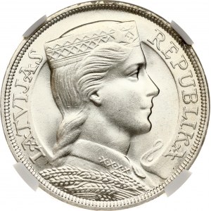 Latvia 5 Lati 1931 NGC MS 63