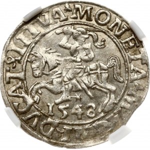 Lithuania Polgrosz 1548 Vilnius NGC MS 62