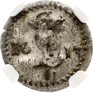 Lithuania Dwudenar 1613 Vilnius NGC AU 58