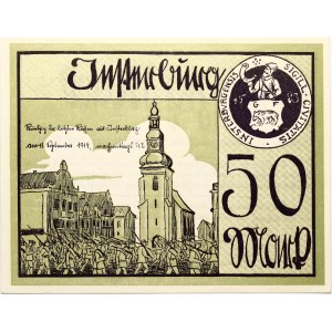 Prussian Lithuania Insterburg - Įsrūtis 50 Mark 1919