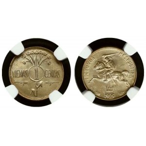 Lithuania 1 Centas 1925 NGC MS 66