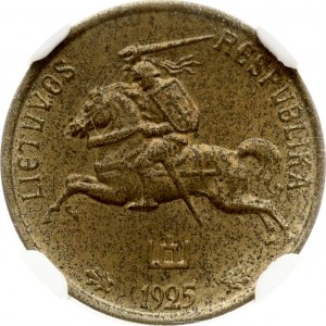 Lithuania 1 Centas 1925 NGC MS 63
