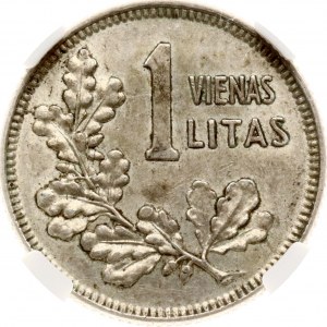 Lithuania 1 Litas 1925 NGC AU 55