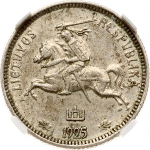 Lithuania 1 Litas 1925 NGC AU 55