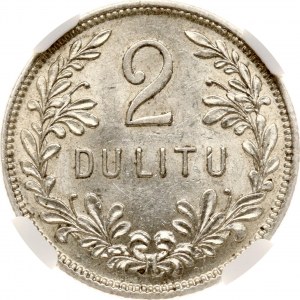 Lithuania 2 Litu 1925 NGC MS 60