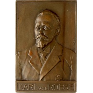 Masonic Plaquette 1904 Karl von Roese