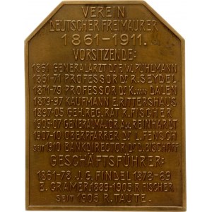 Potsdam Masonic Plaquette 1911