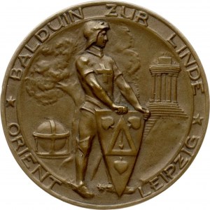 Leipzig Masonic Medal 1926 Lodge Balduin zur Linde 150 Years