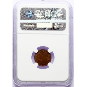 Montenegro 1 Para 1906 NGC MS 64 RB