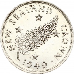 New Zealand Crown 1949 Royal Visit
