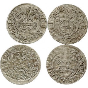 Poland Poltorak 1624 Bydgoszcz Lot of 4 coins