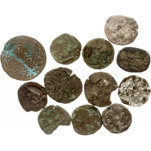 Poland Ternar 162? with Coins of Different Nominals Lot of 12 coins