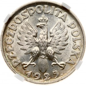 Poland 2 Zlote 1925 London NGC MS 62