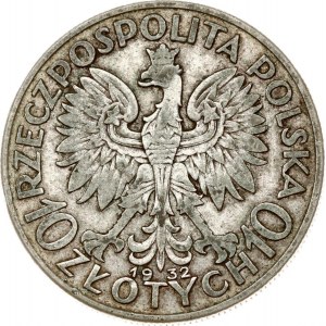 Poland 10 Zlotych 1932