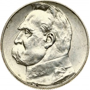 Poland 5 Zlotych 1938 Jozef Pilsudski