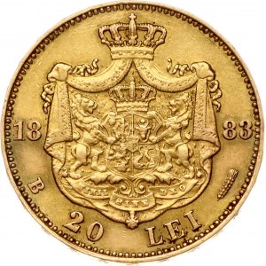 Romania 20 Lei 1883 B