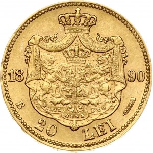 Romania 20 Lei 1890 B