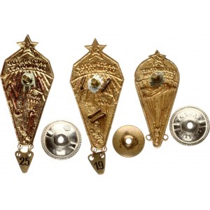 Russia Badges Lot 3 pcs