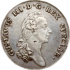 Sweden 1 Riksdaler 1782 OL