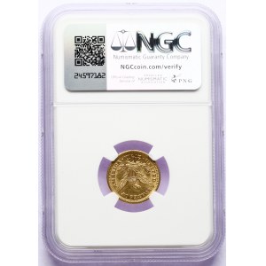 USA 2½ Dollars 1902 NGC MS 62