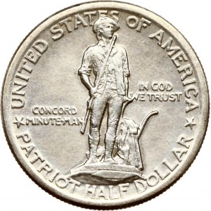 USA 1/2 Dollar 1925 P Lexington-Concord Sesquicentennial