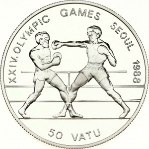 Vanuatu 50 Vatu 1988 XXIV Summer Olympics