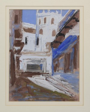 Emmanuel KATZ (zw. Mané-Katz) (1894-1962), Widok miejski, 1961