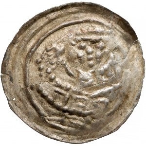 Mieszko III, Brakteat hebrajski - Anioł - rzadkość
