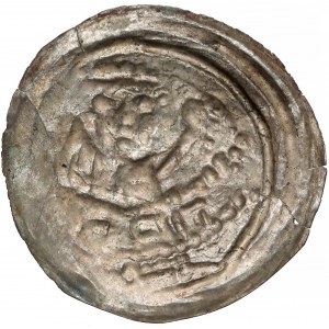 Mieszko III, Brakteat hebrajski - Anioł - rzadkość