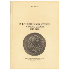 25 lat Ruchu numizmatycznego w Polsce 1945-1969, Haisig 1972