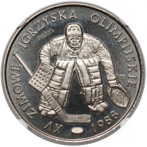 Próba NIKIEL 500 złotych 1987 Calgary 1988