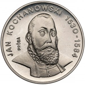 Próba NIKIEL 100 złotych 1980 Jan Kochanowski - duża głowa